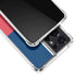 USA Flag Color Block Galaxy S21 Ultra 5G Clear Case